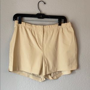 tan shorts